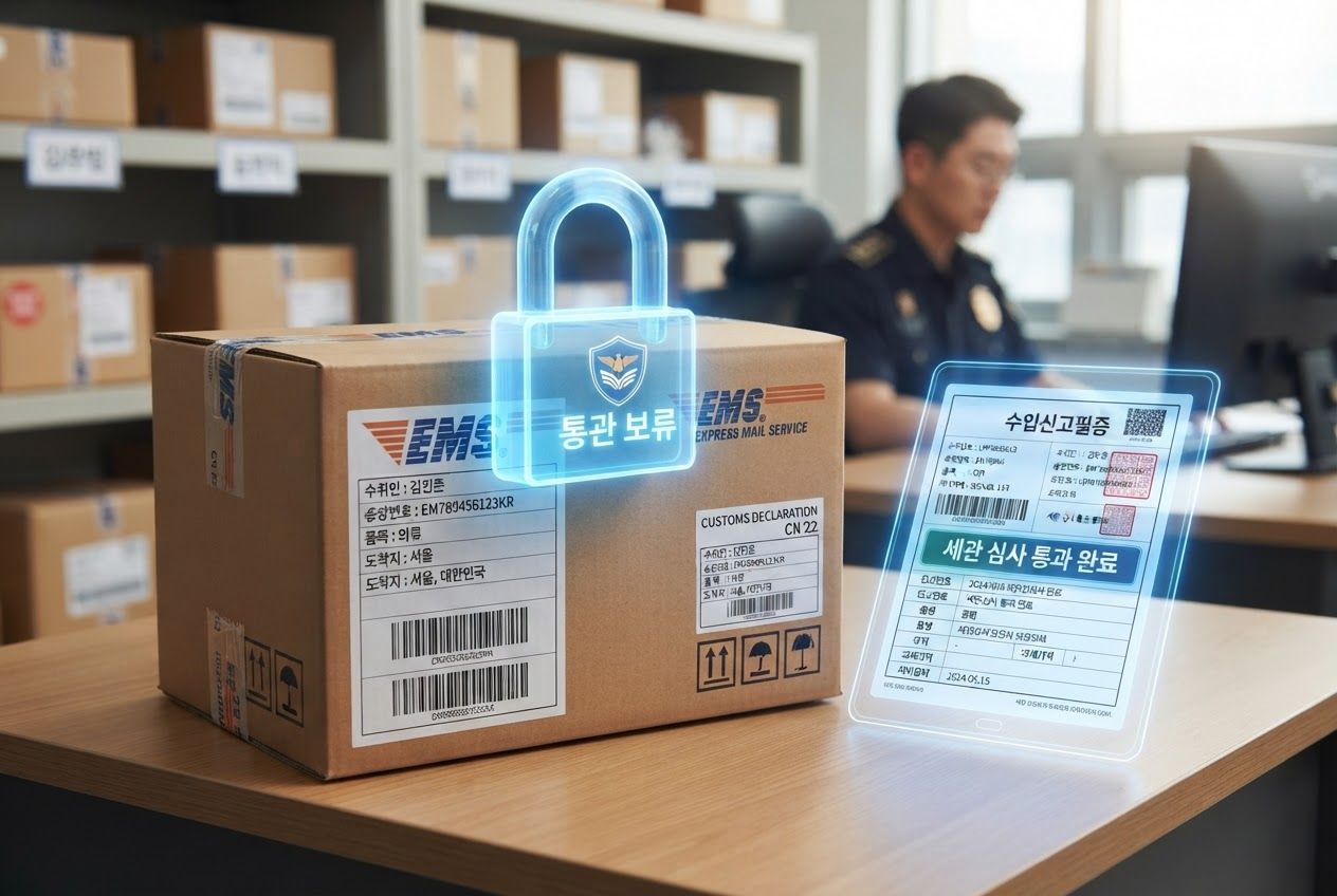 EMS통관 업무 이미지